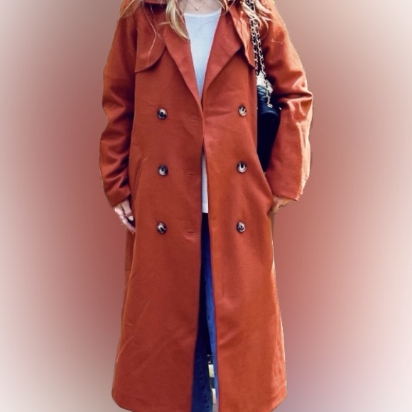 Jackets & Blazers - #32 Made In Italy Double Breasted Knit Coat
